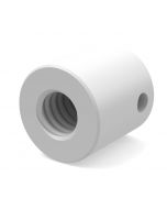 Plastic nut round version for ball screw spindle Ø 12 mm